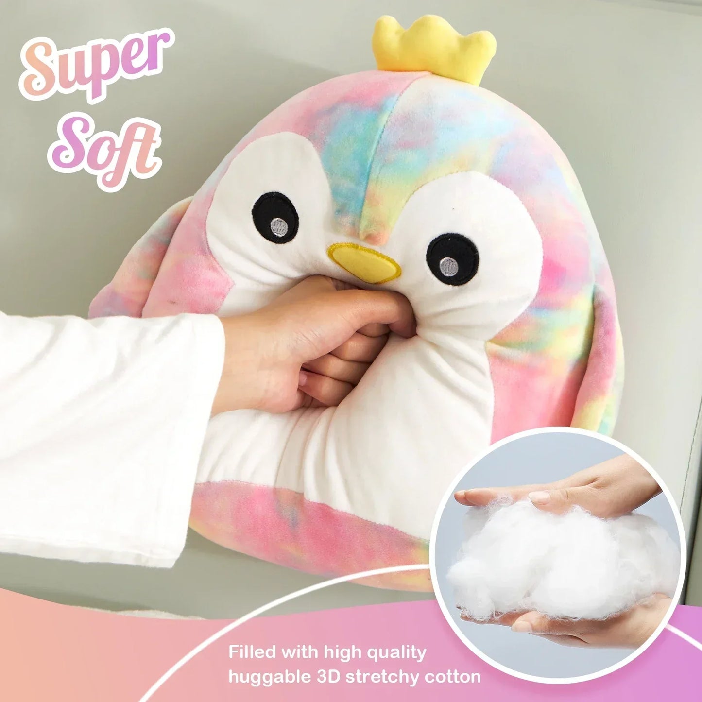 Cute Penguin Throw Pillow