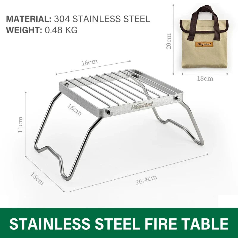 Grill Camping Stainless Steel Brazier