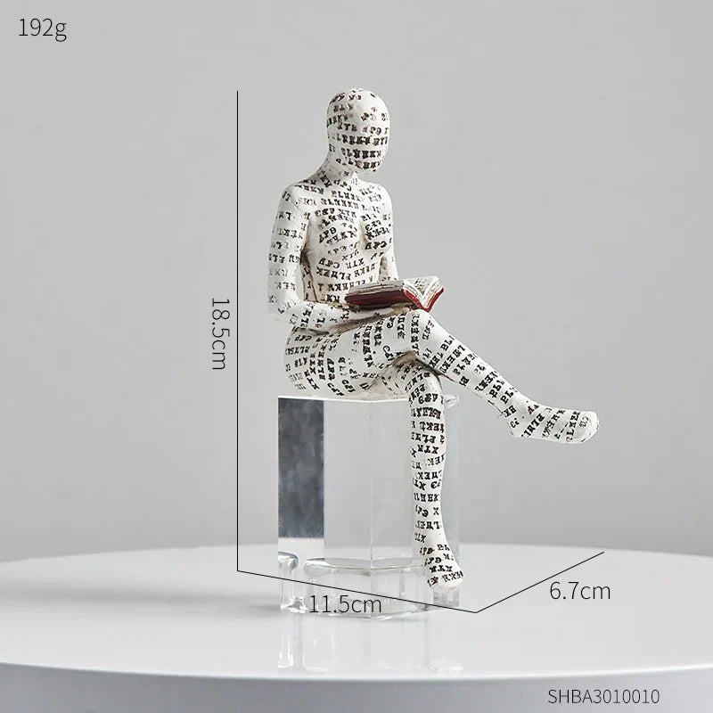Enchanting Resin Scholar's Decoration - Creative Art Design