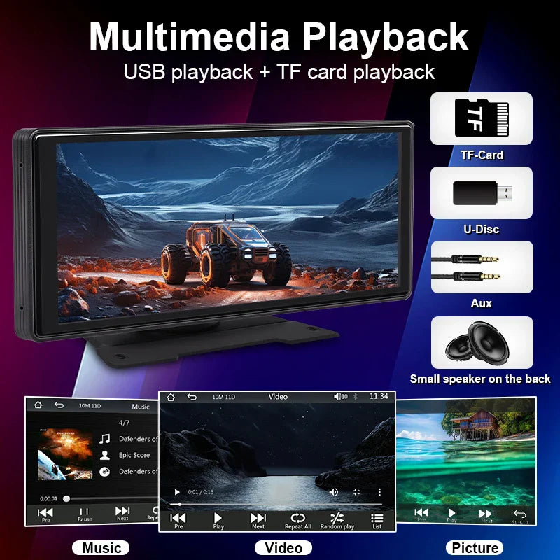 Universal Wireless Carplay Android Auto Car Screen