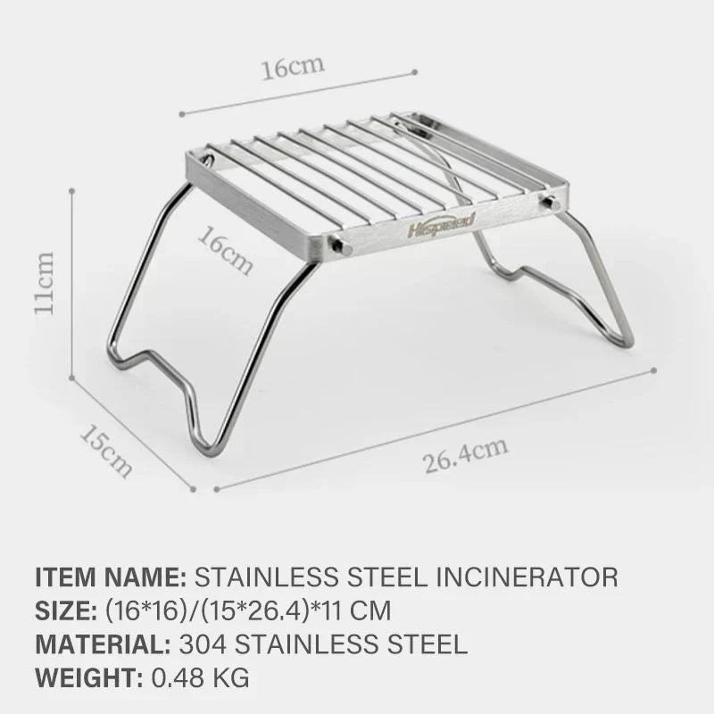 Grill Camping Stainless Steel Brazier