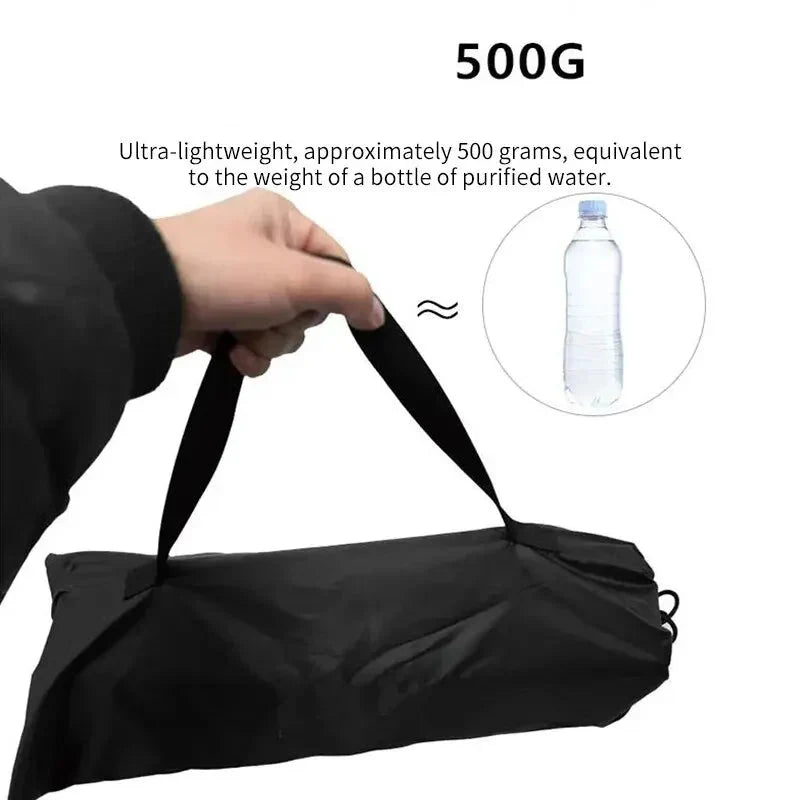 Foldable Camping Chair Cushion And Storage Bag Beige