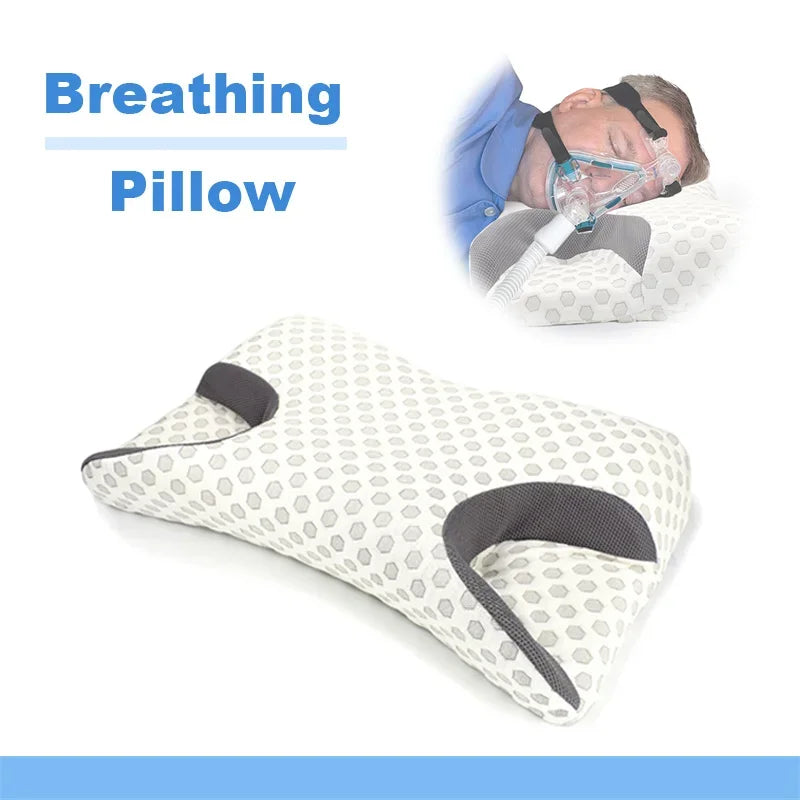 Odorless Contour Memory Foam Pillow Medical-Grade Support White