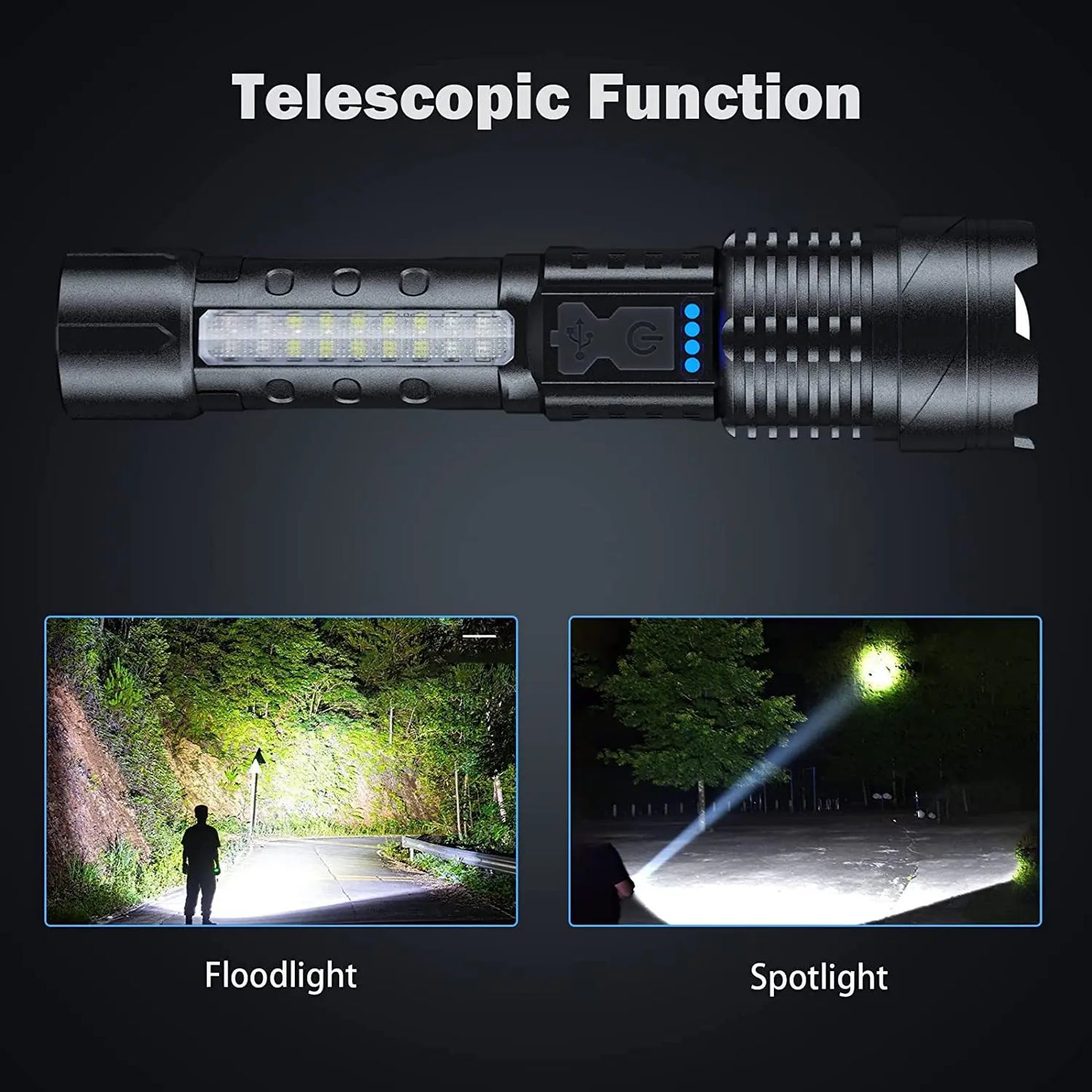 USB rechargeable 24W high-power