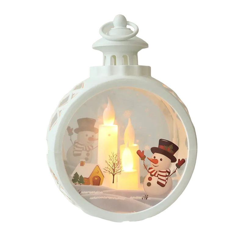 Snowman White LED Lights for Stunning Storefront Window Decor