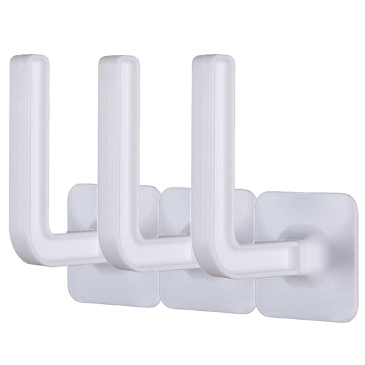 L-Shape Punch-Free Hook Wall Mounted Cloth Hanger