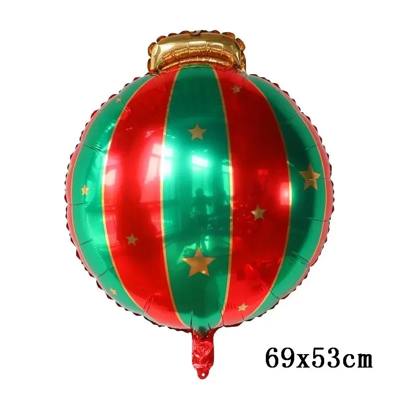 Cheerful Santa Claus Foil Christmas Balloon - 70x51cm