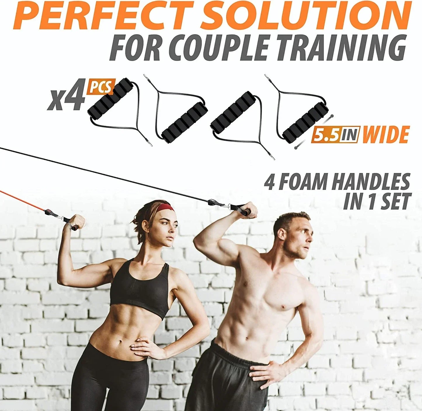 Resistance Bands for Yoga & Fitness Training