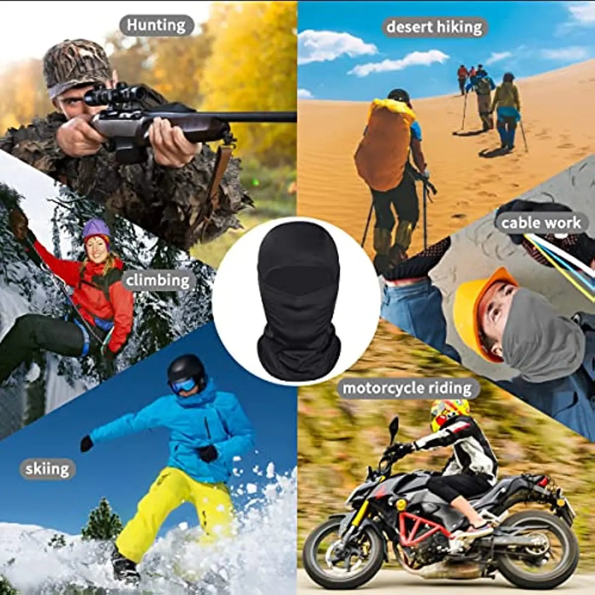 Full Face Ski Mask for Men & Women
