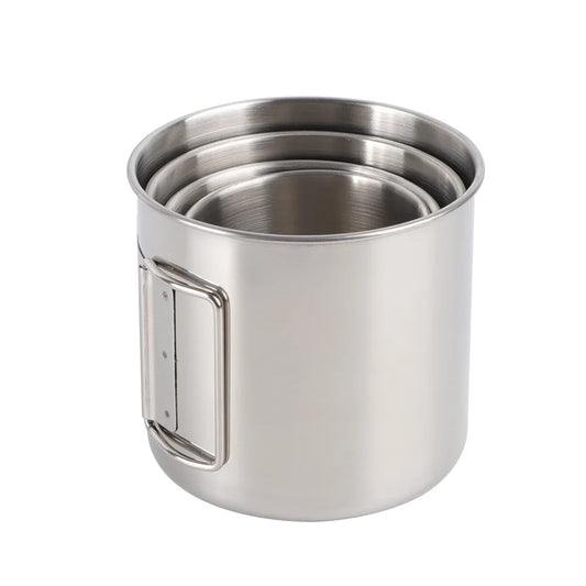 Portable Carabiner Mug with Foldable Handle