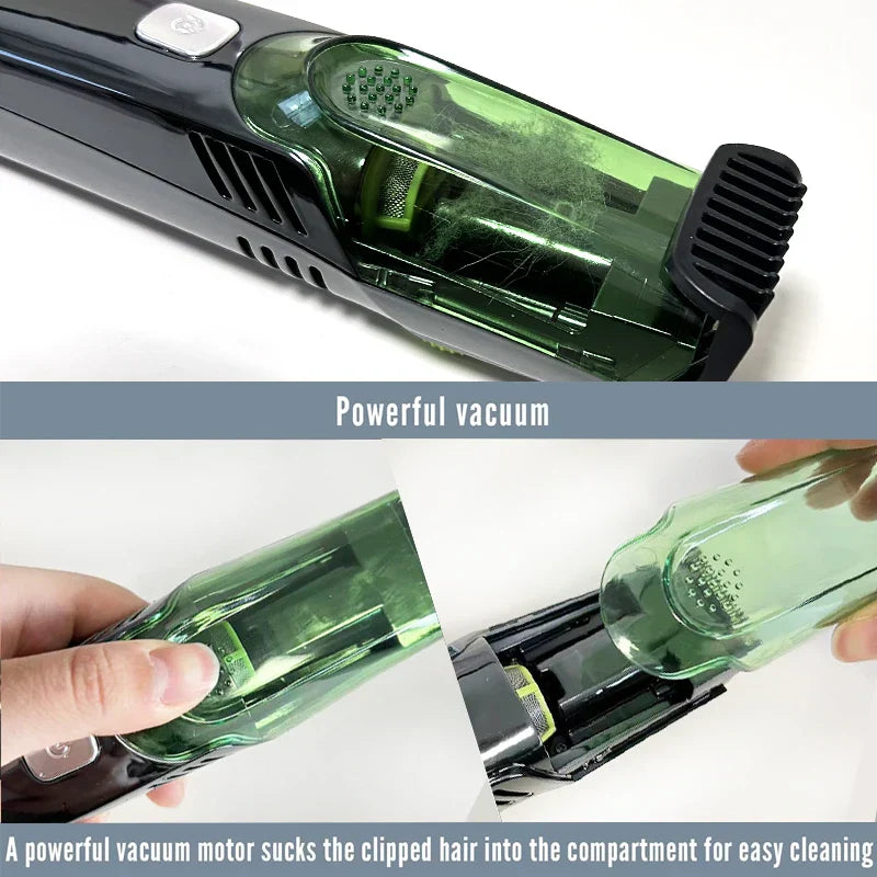 Cordless Beard Trimmer & Electric Shaver 20 Trim Settings Green