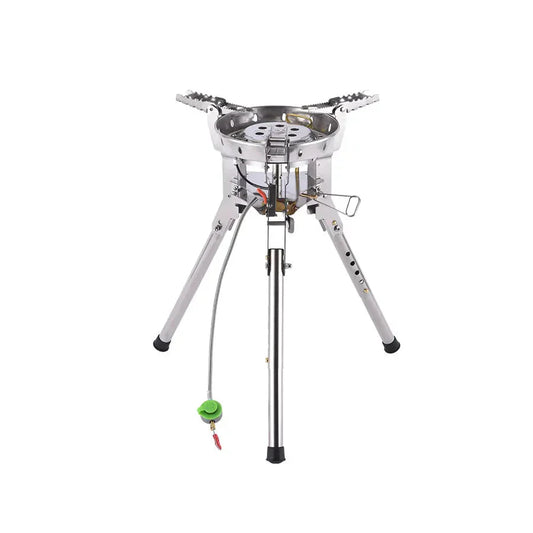 High Power Camping Burner 4360W Silver