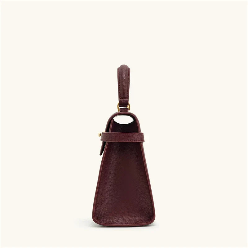 Womens Handbag Crossbody Bag (Wine Red)