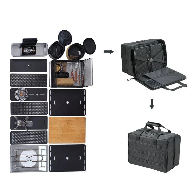 Storage Bag IGT Module Camping Organizer Black