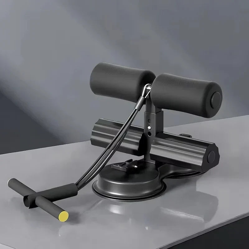 Sit-Up Bar with Suction Cup Black