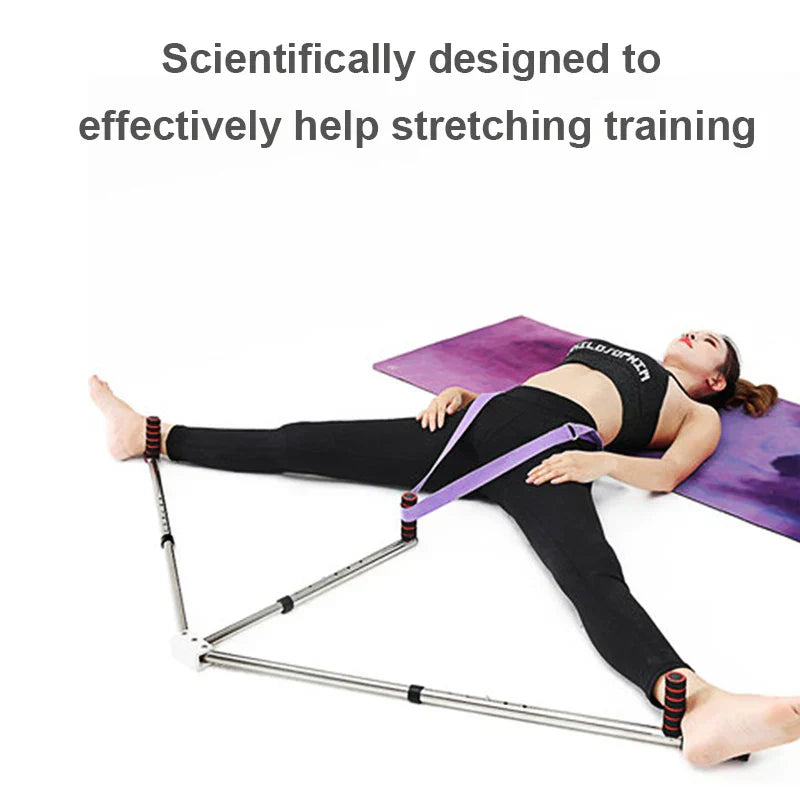 3-Bar Leg Stretcher 6-Hole Adjustment Red