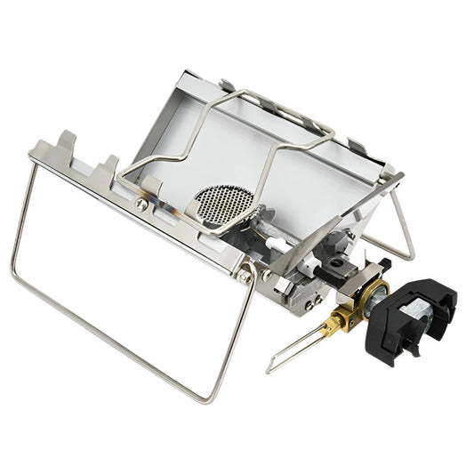 Camping Foldable Cartridge Stove Silver