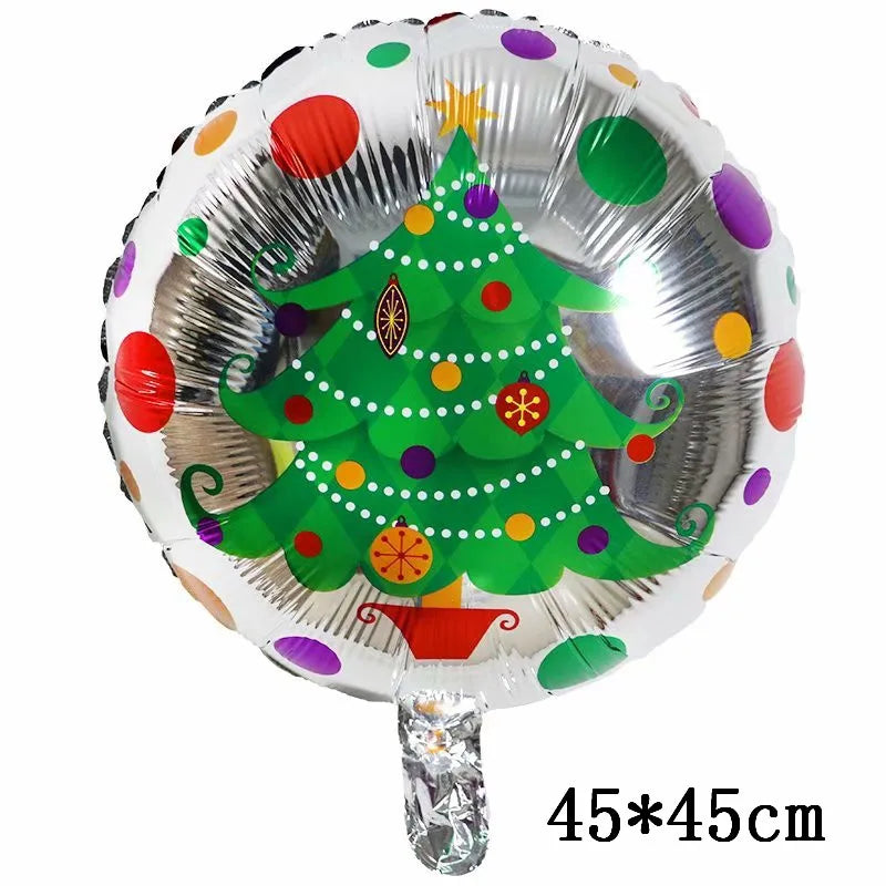 Cheerful Santa Claus Foil Christmas Balloon - 70x51cm