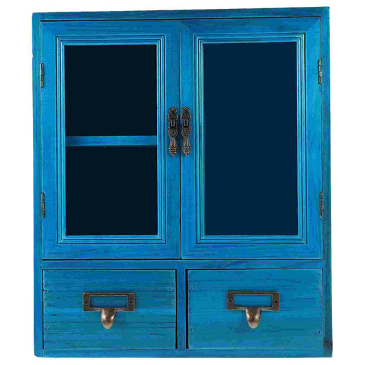 Vintage Wooden Decorative Wall Cabinet
