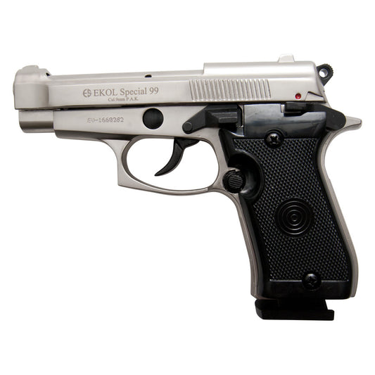 Special 99 V85 Blank Firing Gun Replica Satin Finish Starter Pistol