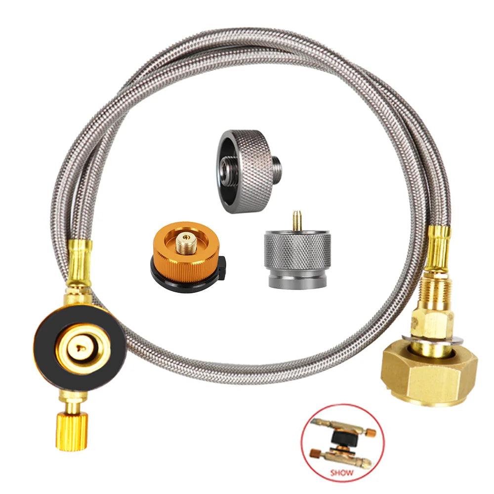 Outdoor Gas Stove Cylinder Refill Adapter