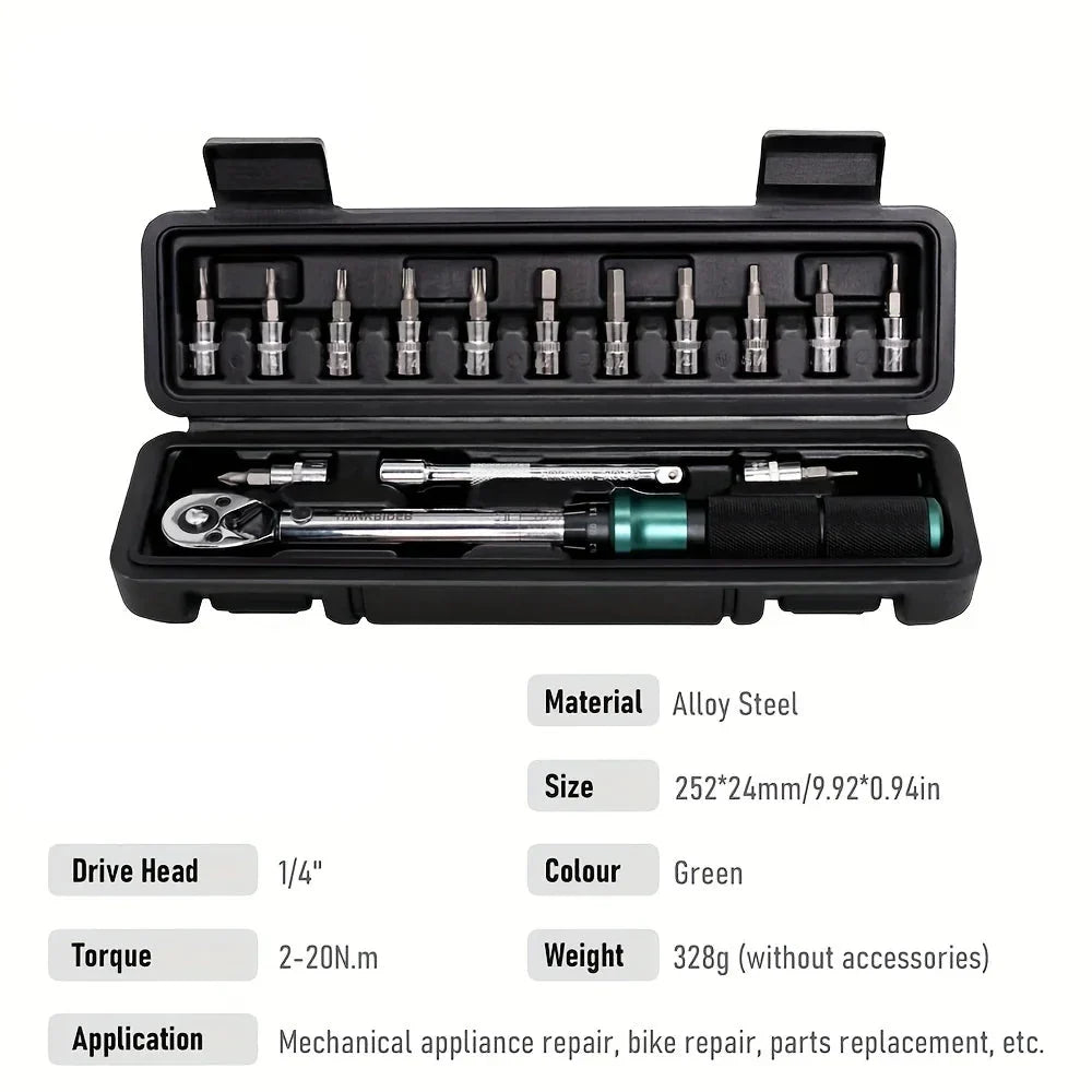 Bicycle NL-15 Precision Cycling Repair Tool Kit Black