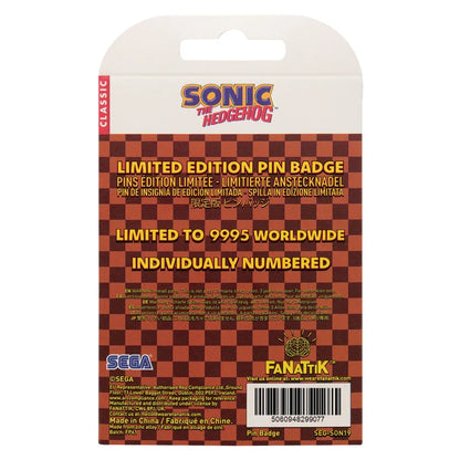 Sonic The Hedgehog – Limited Edition Moving Pin Badge