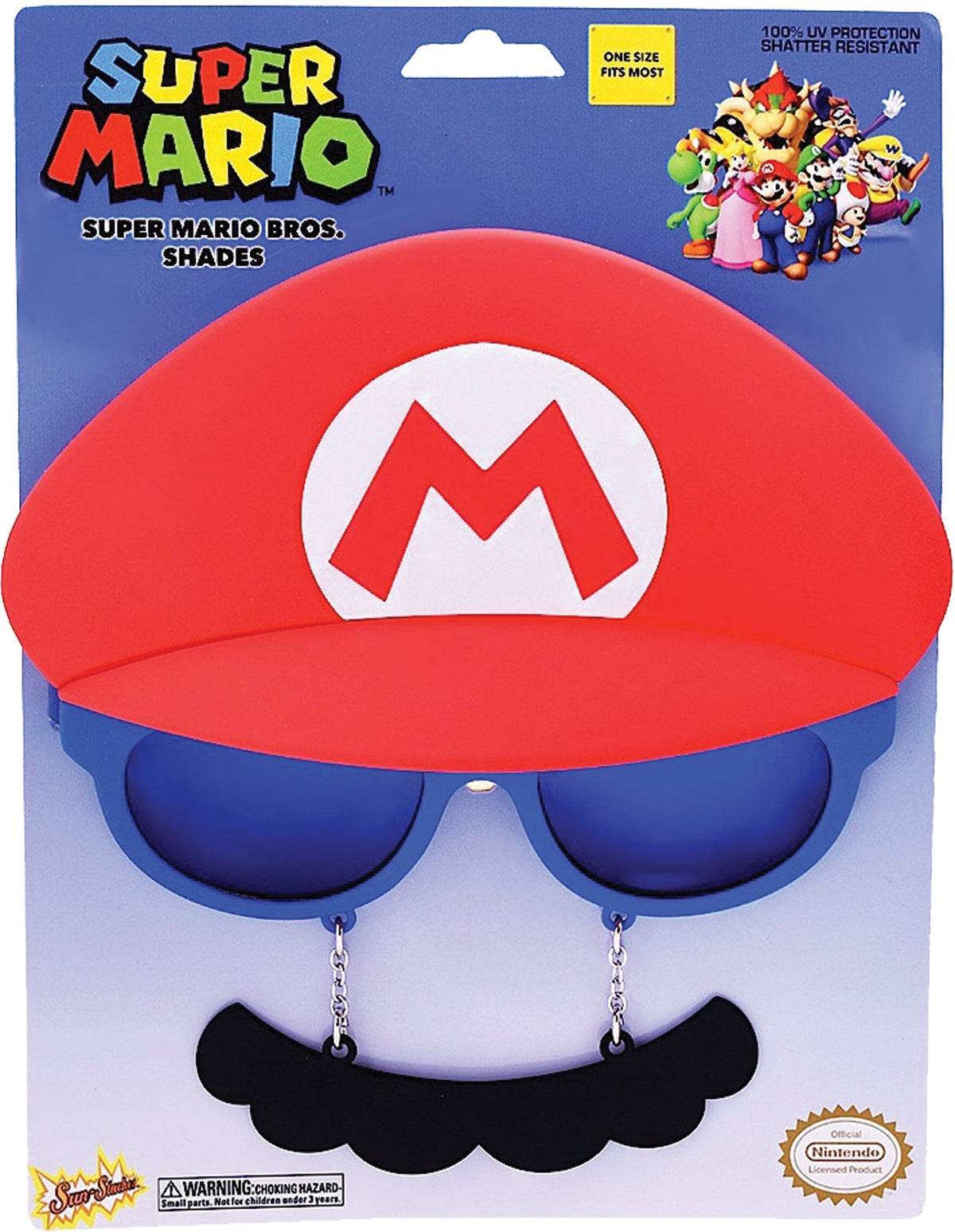 Mario Bros Sunstache