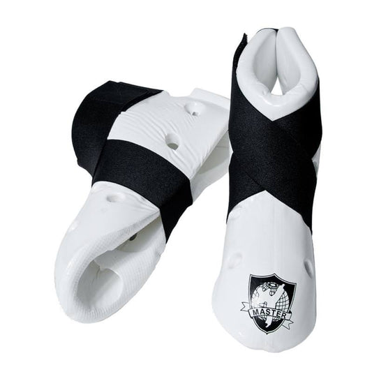 White Student Martial Arts Sparring Foot Gear Shoes Size Medium