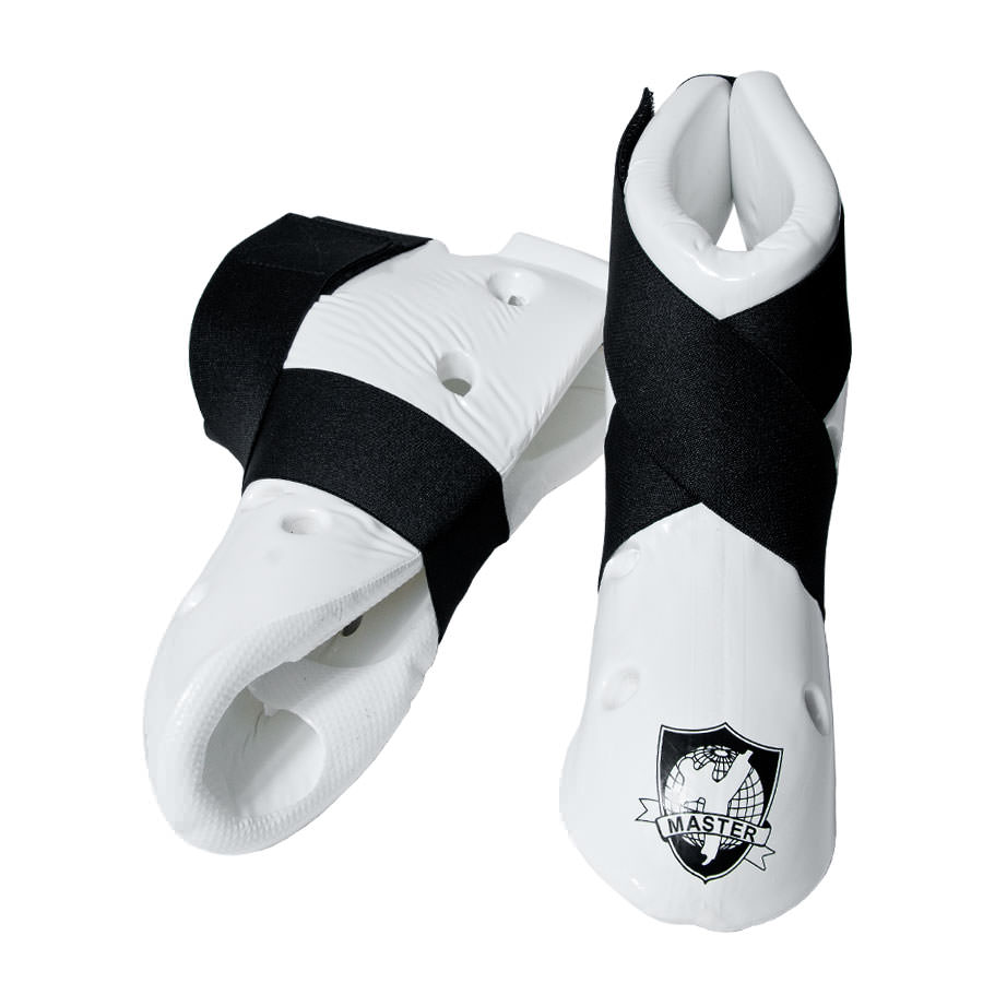White Student Martial Arts Sparring Foot Gear Shoes Size X-Large