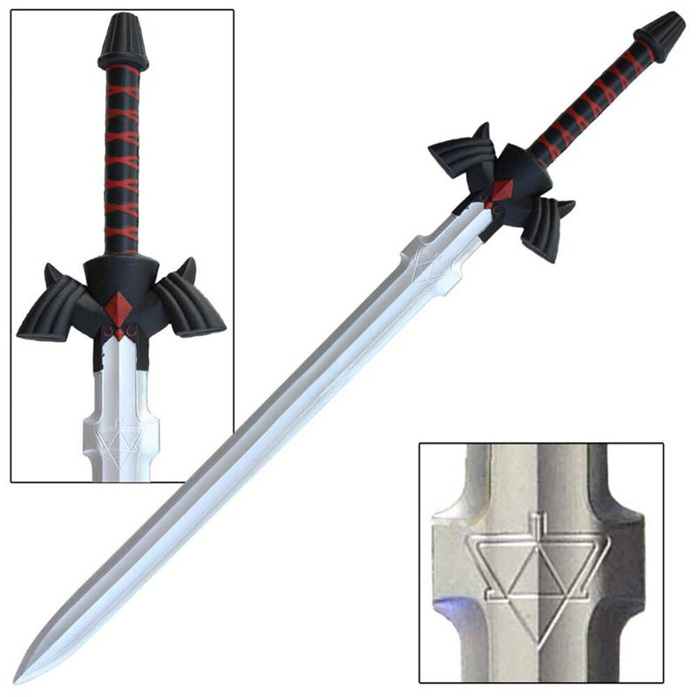 Dark Link Shadow Triforce Foam Master Legend of Zelda Video Game Sword