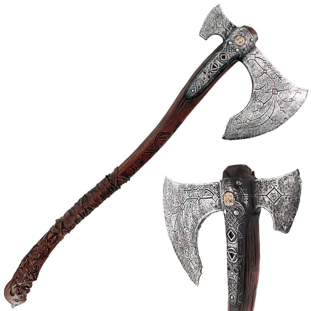 36.5 Inches Foam Kratos Axe Cosplay Prop Weapon - TOPHATTER'S ARMORY DEALS