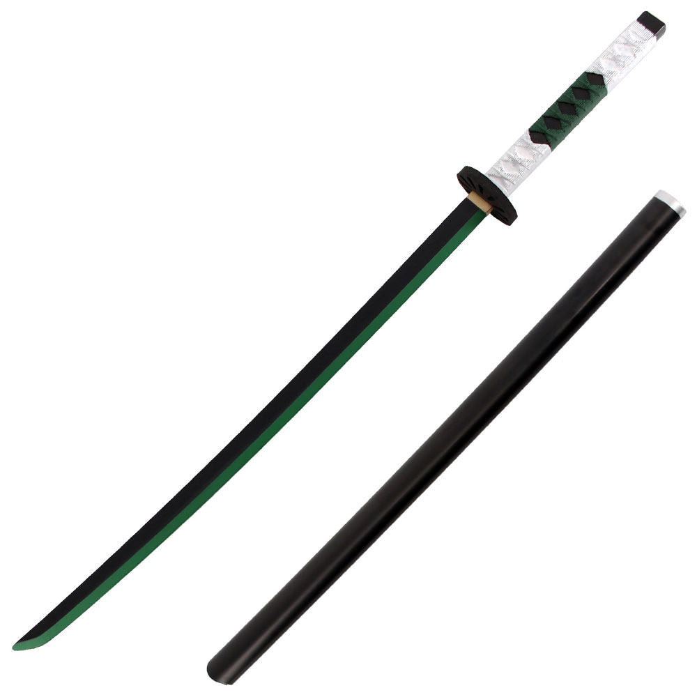 40.5" Foam Anime Tanjirou Kamado Cosplay Sword with Scabbard - TOPHATTER'S ARMORY DEALS
