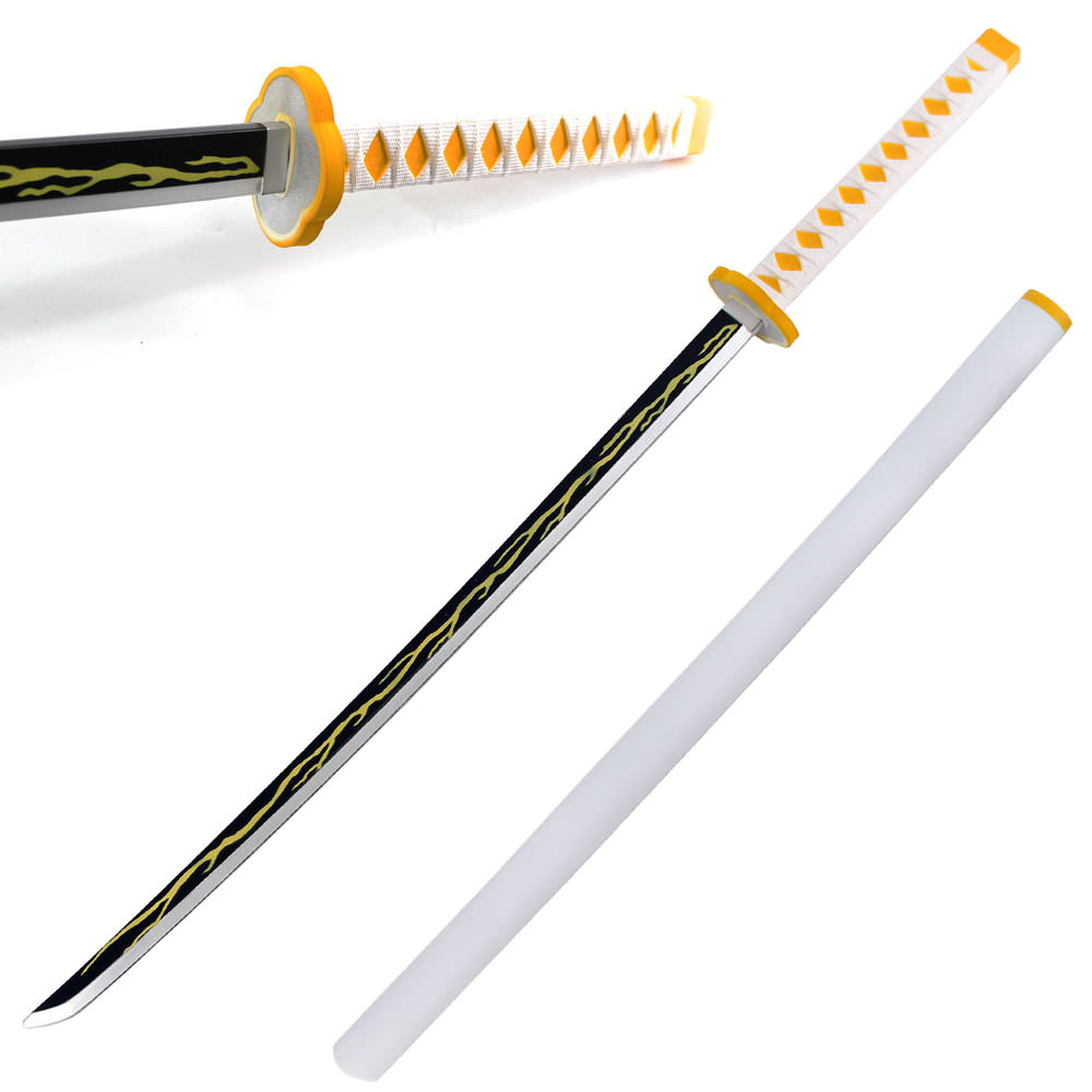 40.5" Foam Cosplay Anime Zenitsu Agatsuma Sword with Scabbard