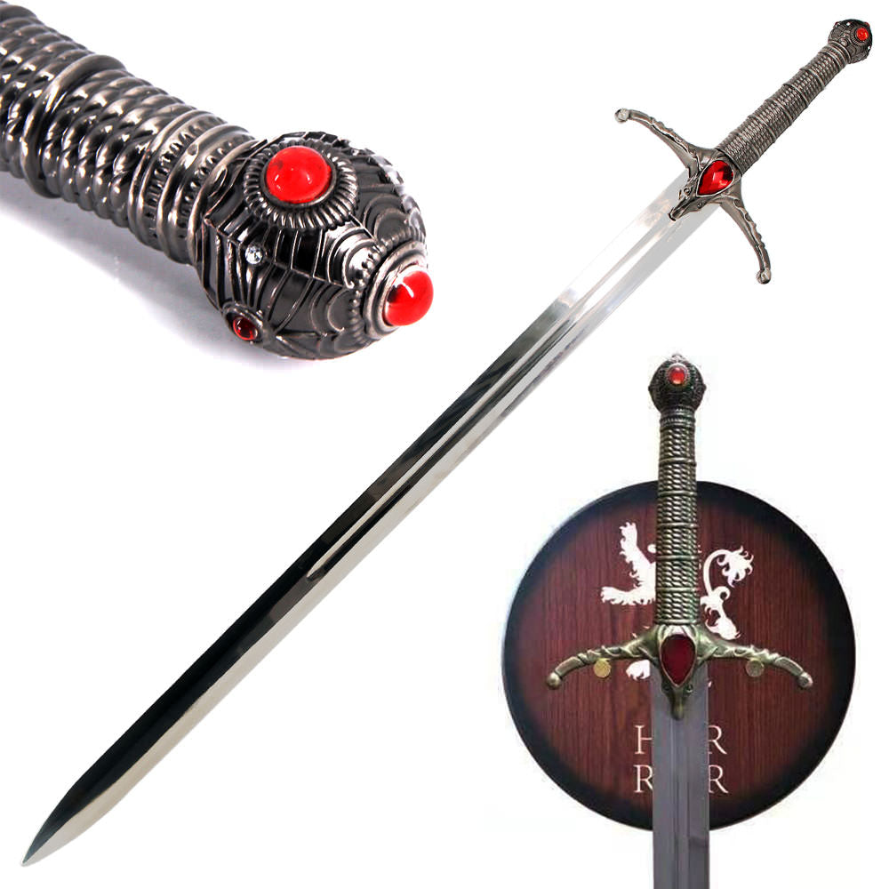 Prince Medieval King's Sword with Wall Plaque - TOPHATTER'S ARMORY DEALS
