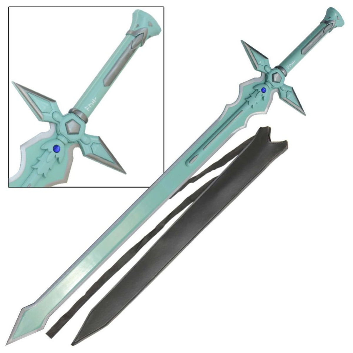 Dark Repulser SAO Great Sword of Kirito Replica with Sheath - TOPHATTER'S ARMORY DEALS