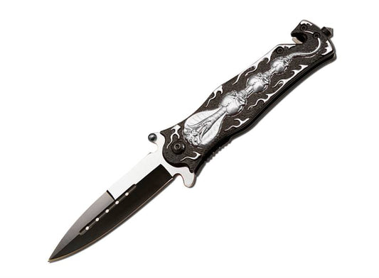 Spring Assist - Legal Auto Knife - Cobra Tactical Fighter