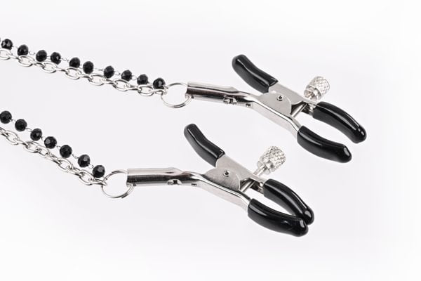 Amor Collar with Nipple Jewelry