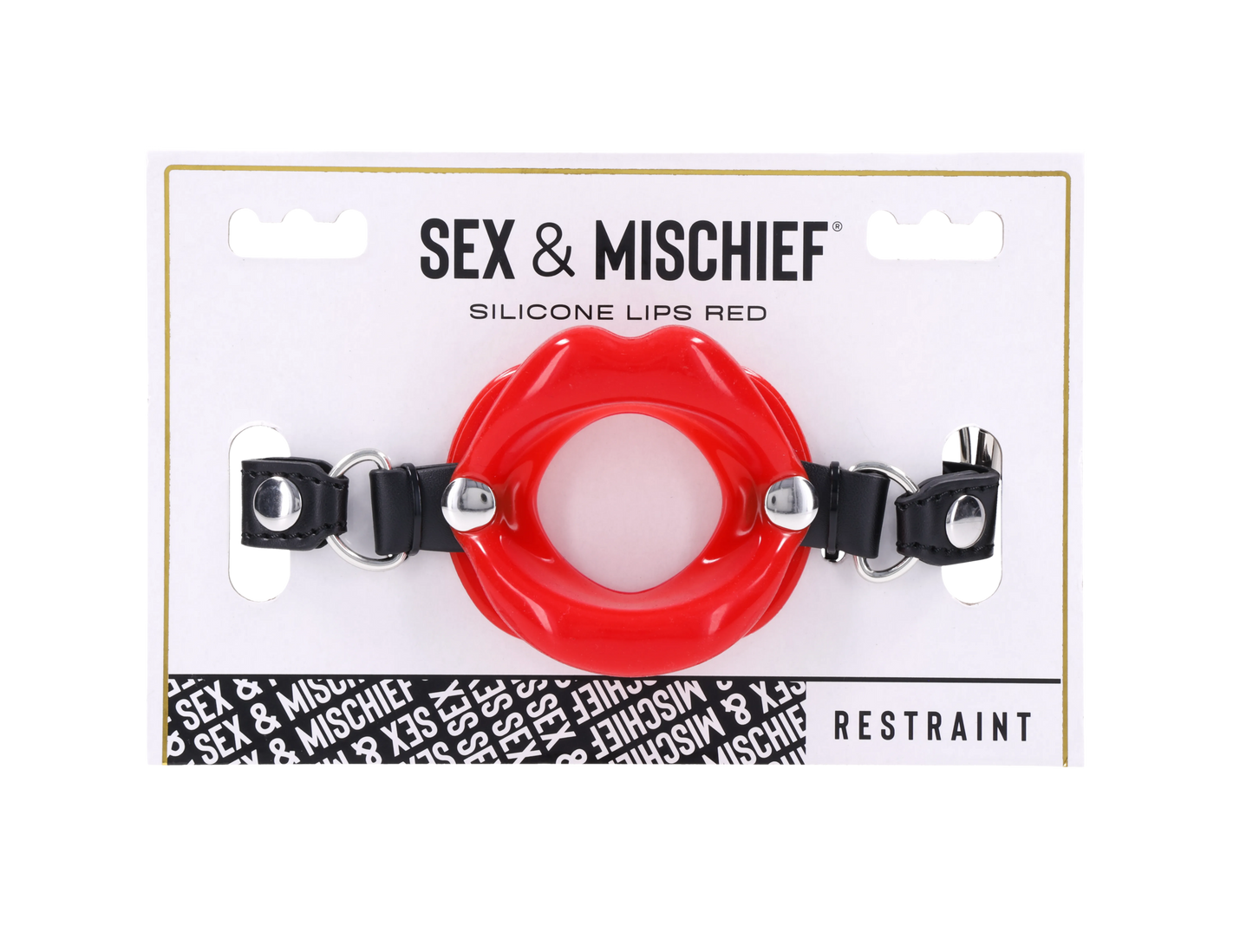 Red Silicone Lips Gag