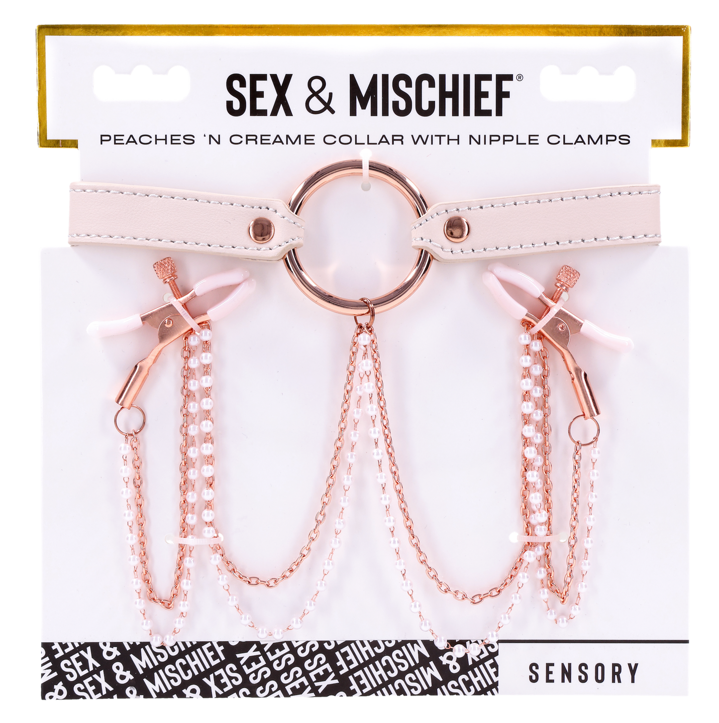 Peaches ‘n CreaMe Collar with Nipple Clamps