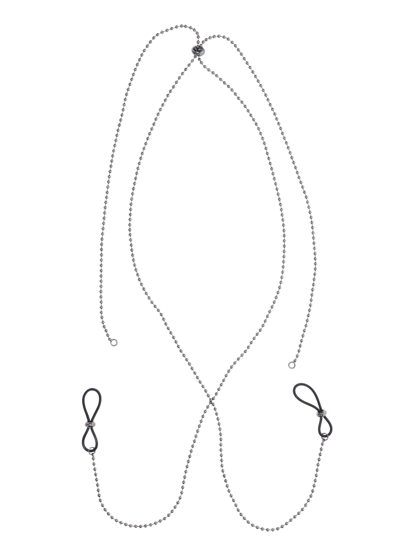 Ex's & Oh's Body Jewelry with Nipple Ties