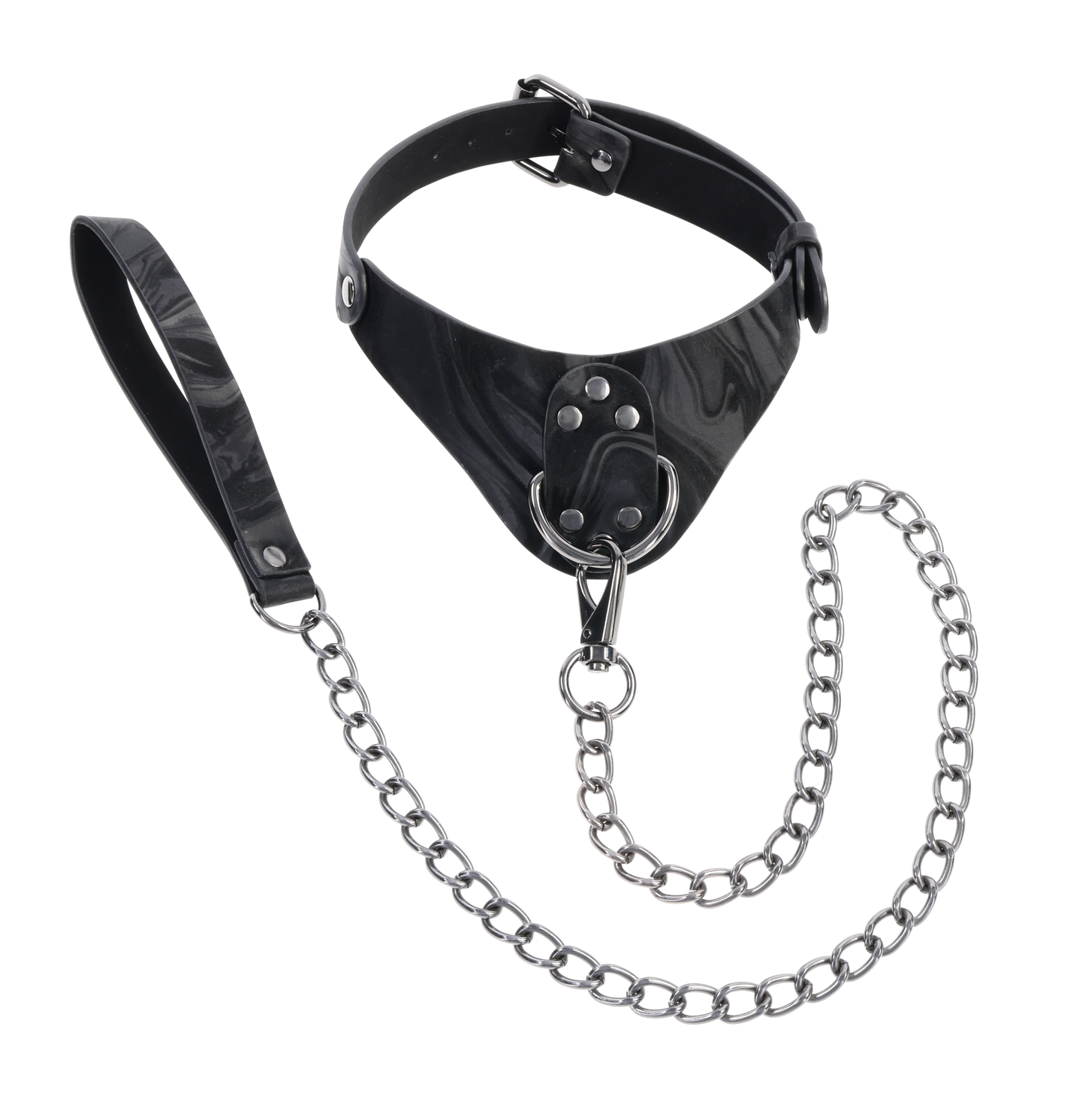 Velvet Noir Collar & Leash
