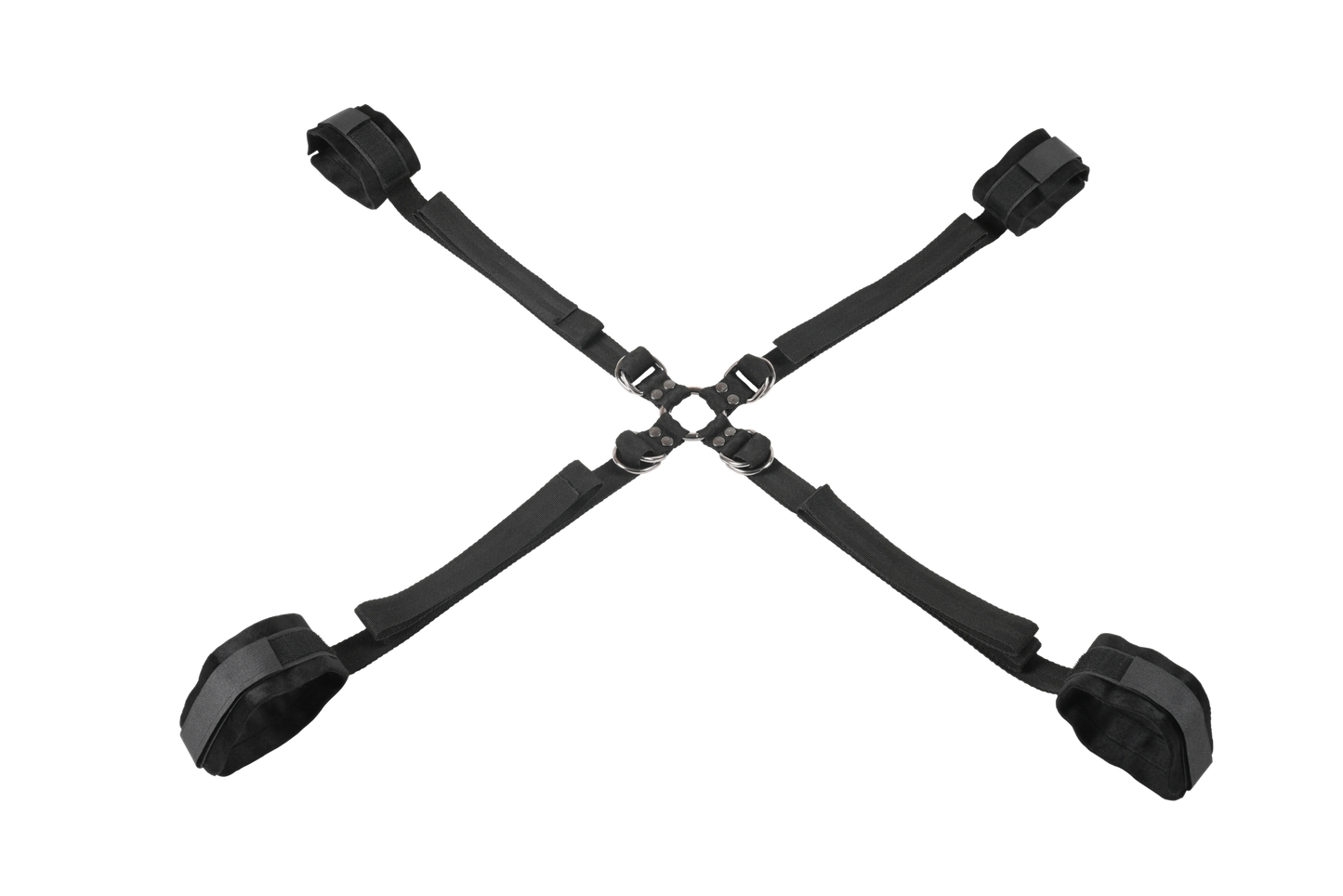 Velvet Noir Adjustable Hog Tie & Cuff Set