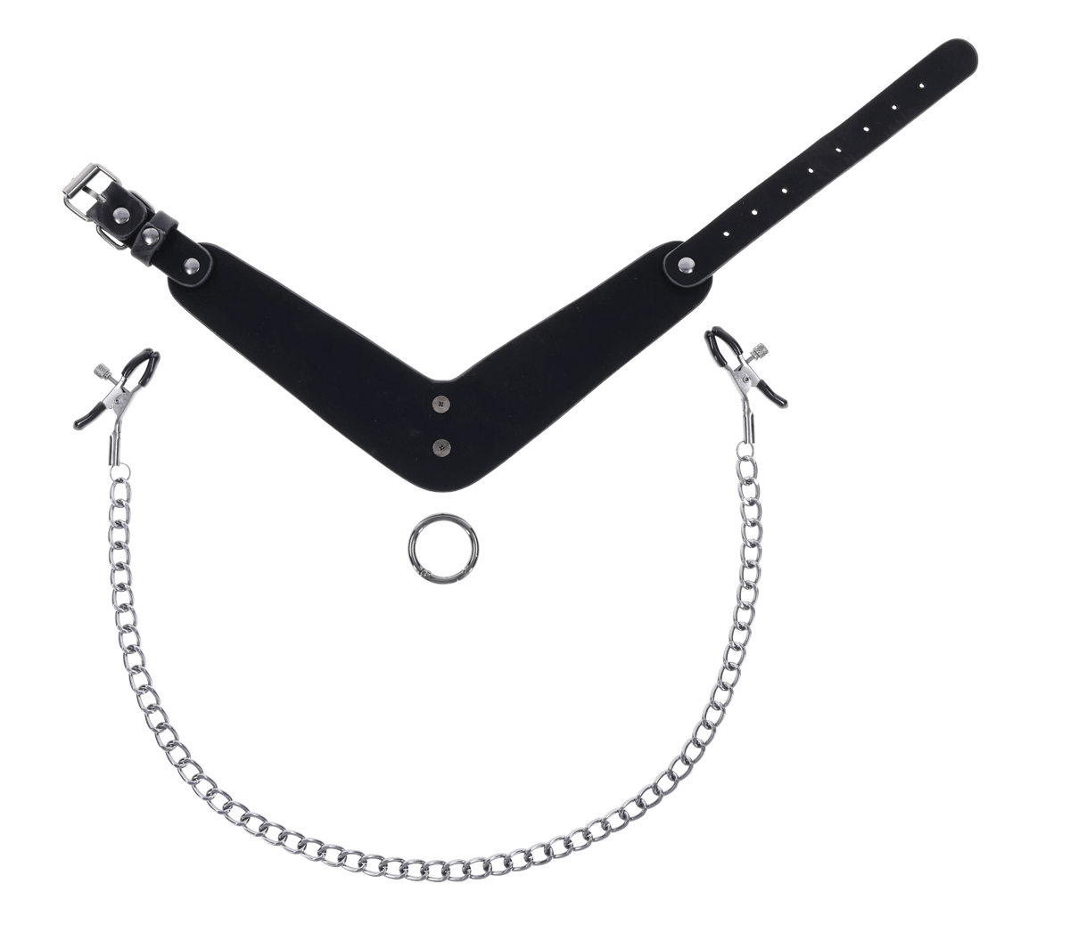 Velvet Noir Collar & Removable Clamps
