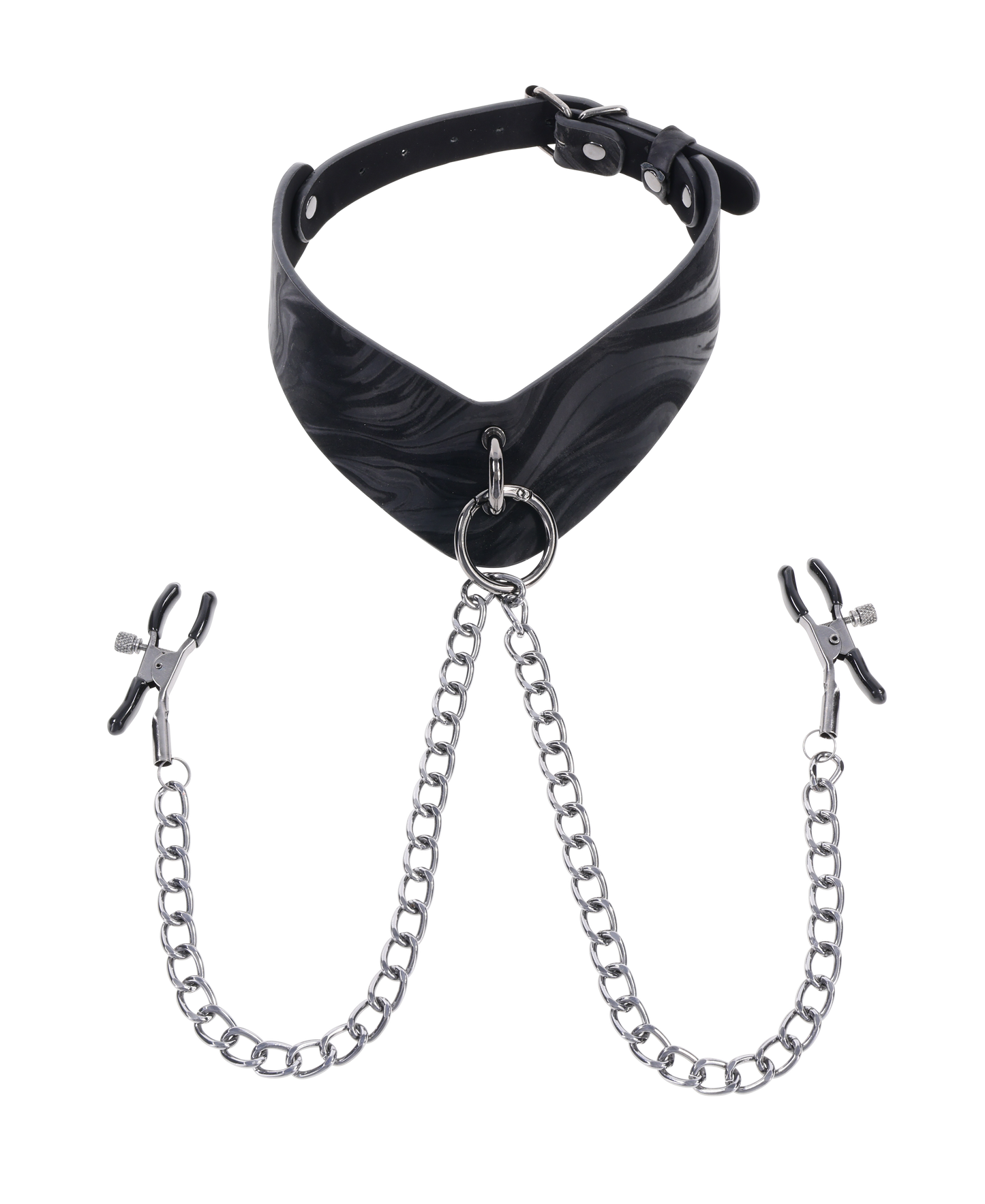 Velvet Noir Collar & Removable Clamps