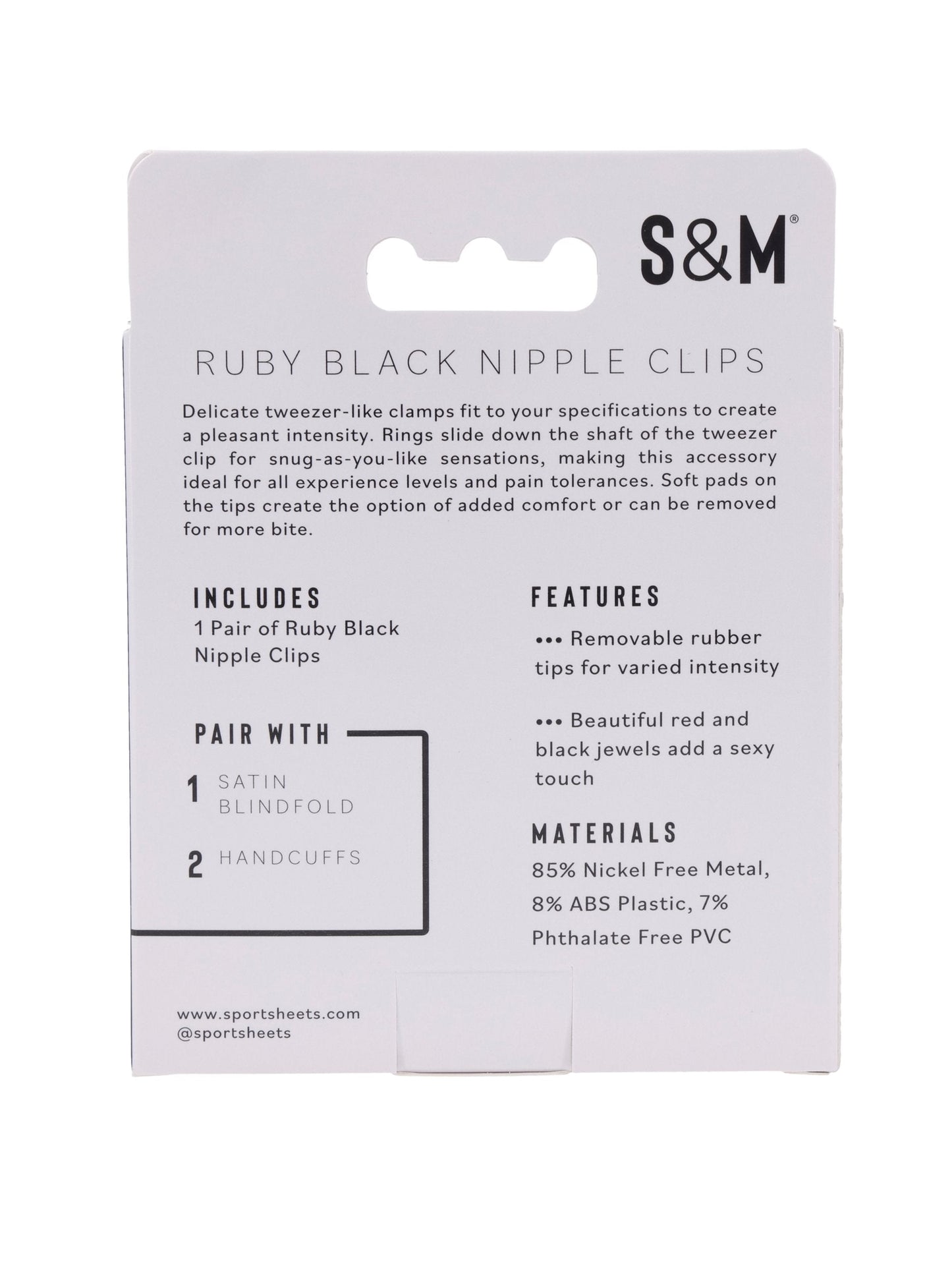 Ruby Black Nipple Jewelry