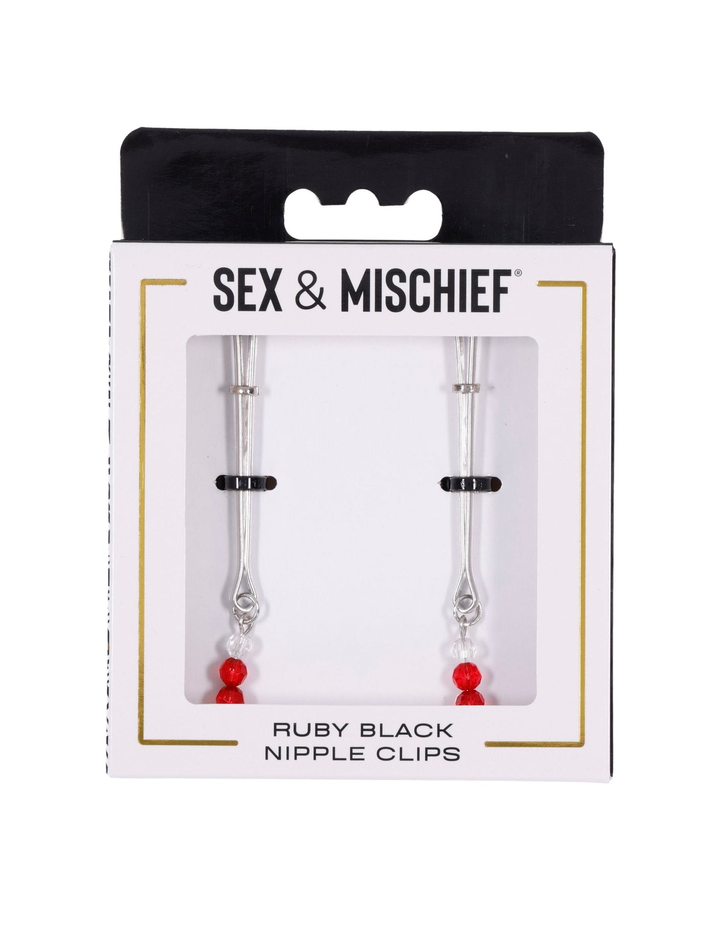 Ruby Black Nipple Jewelry
