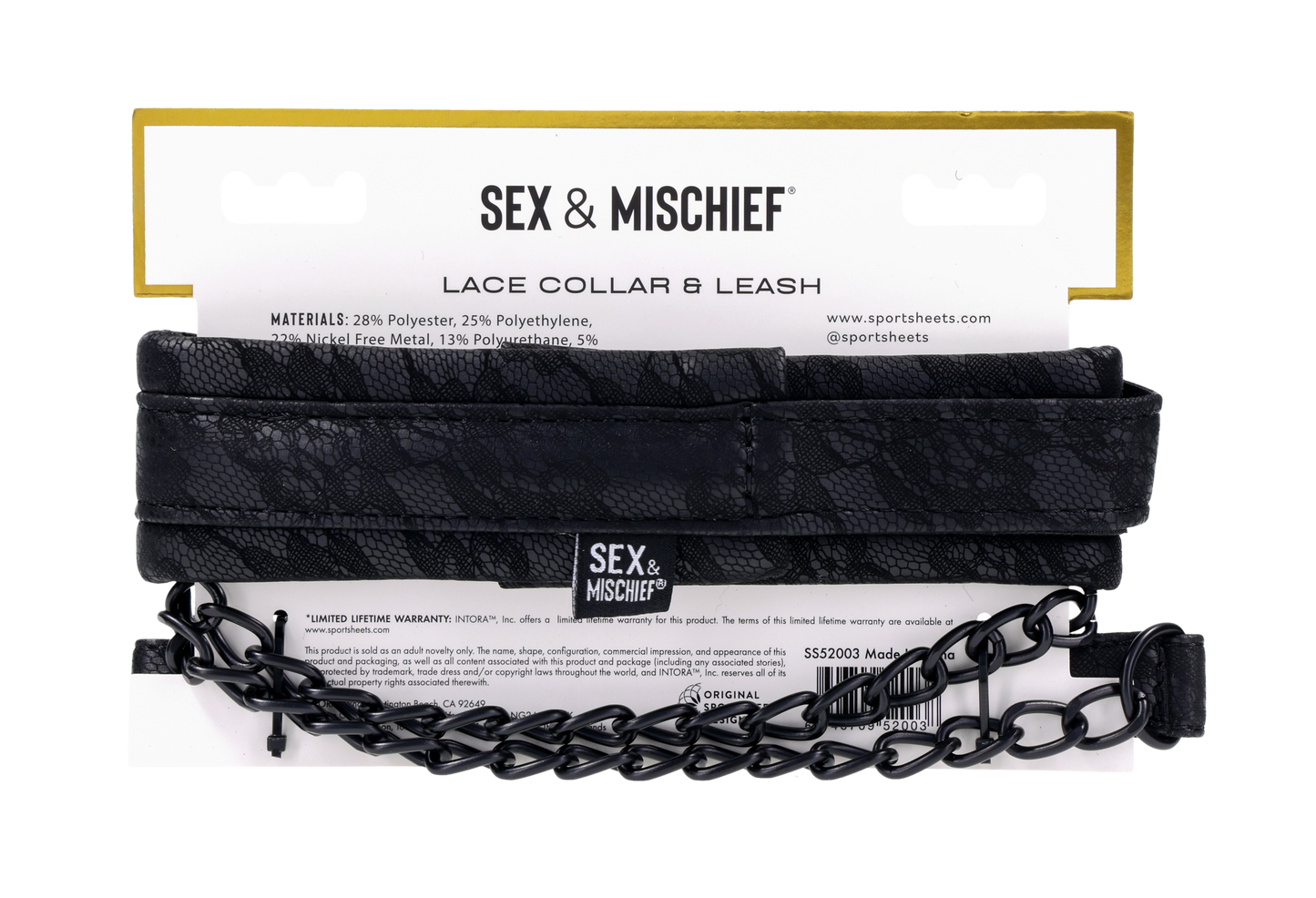 Lace Collar and Leash