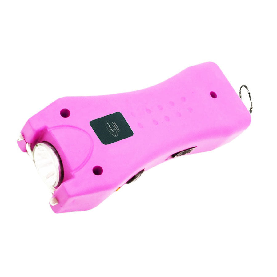 Pink Slim Compact Rechargeable Stun Gun with Led Light - TOPHATTER'S ARMORY DEALS