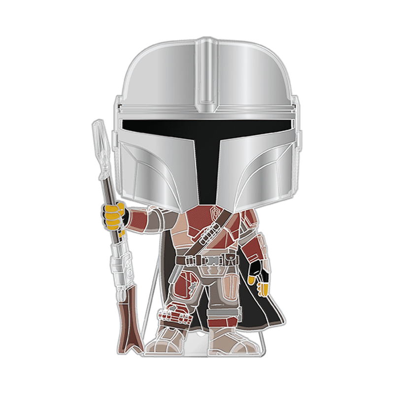Star Wars: The Mandalorian – The Mandalorian with Blaster Pop! Enamel Pin